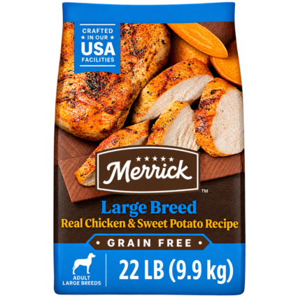 Merrick Premium Grain Free Dry Adult Dog Food, 22 lb. Bag