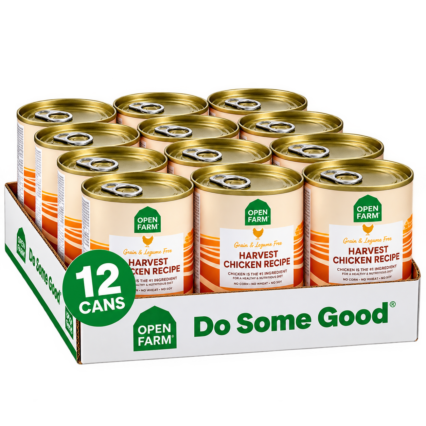 Open Farm Canned Dog Food, Grain Free Chicken Pate, 12.5oz (12 Pack)